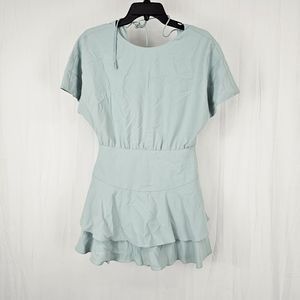 Alice + Olivia Light Blue Mini Dress